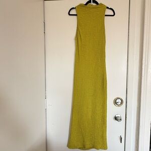 Sleeveless Yellow Maxi Dress